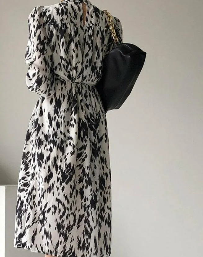 Casual Stylish-Full Sleeve Printed pattern Women dress