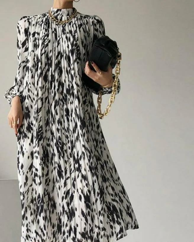 Casual Stylish-Full Sleeve Printed pattern Women dress