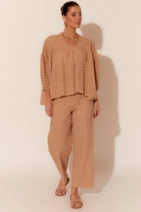 Delaney Cropped Broderie Pant