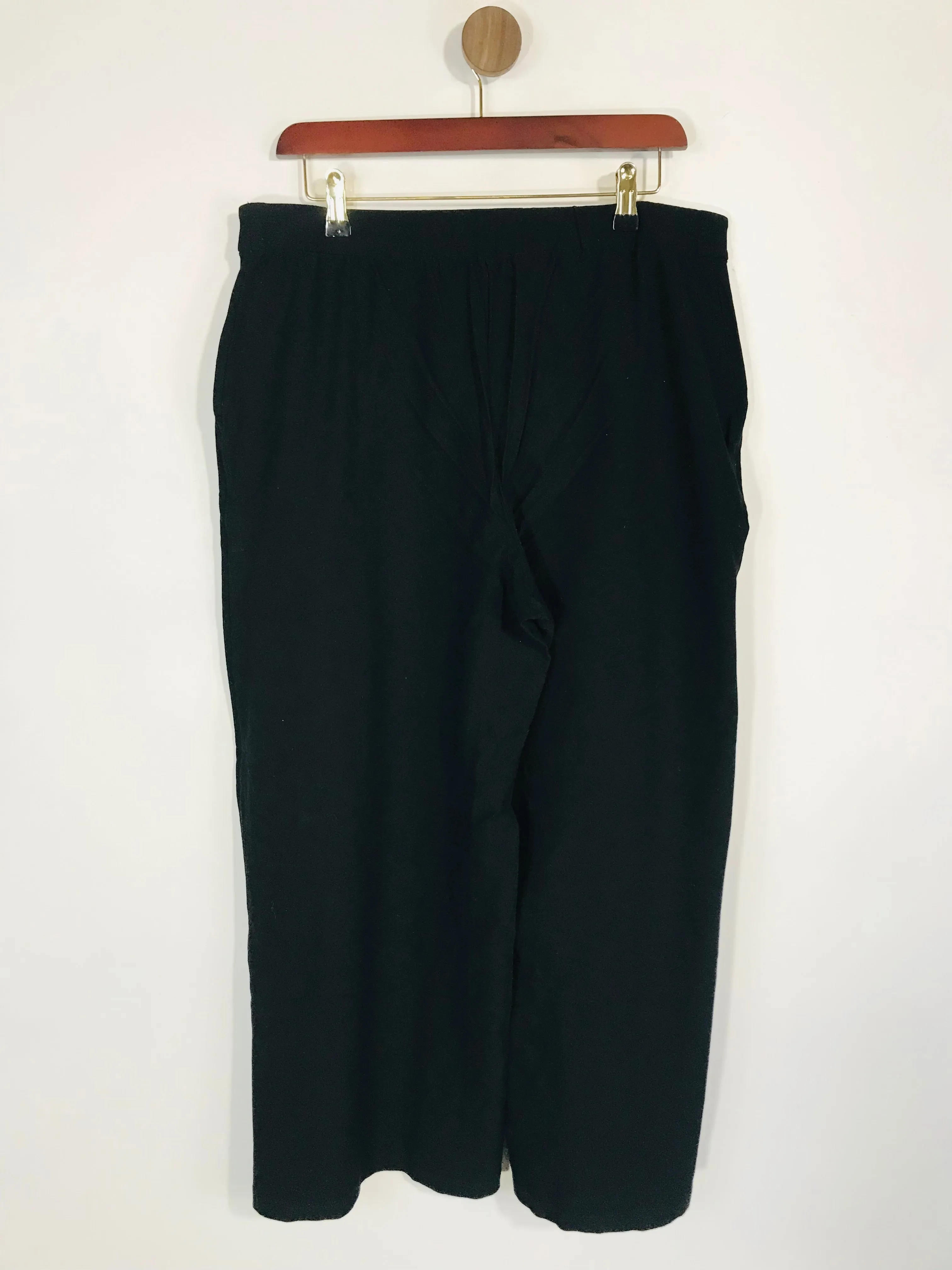 Eileen Fisher Women's Smart Culottes Trousers | US10 UK14 | Black