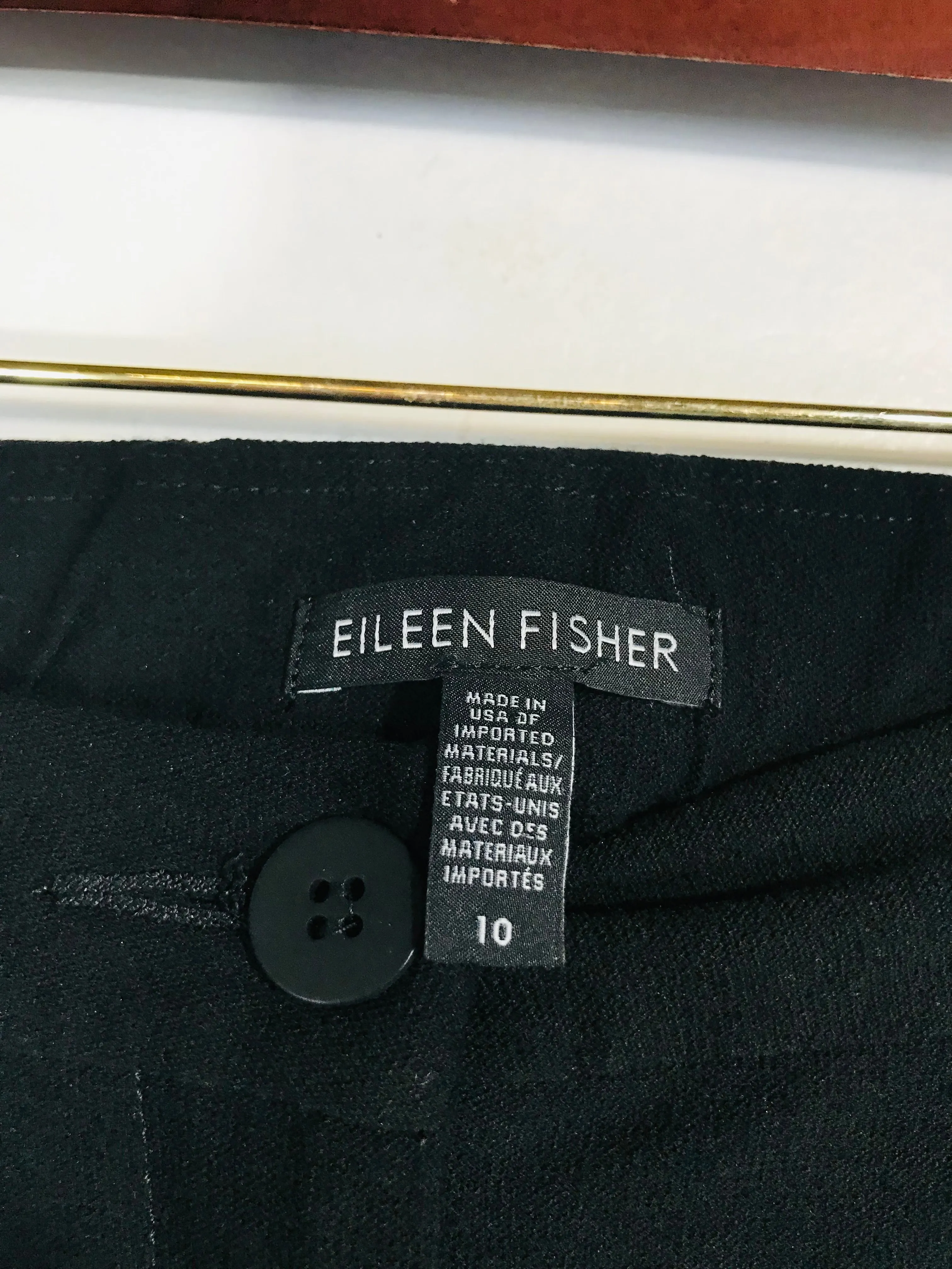 Eileen Fisher Women's Smart Culottes Trousers | US10 UK14 | Black