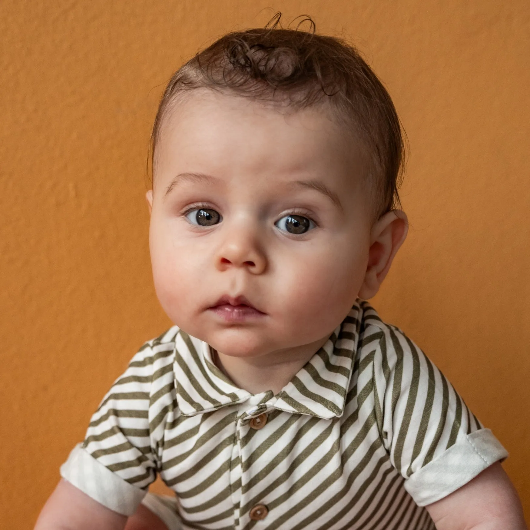 Klein Baby Jumpsuit Polo Collar
