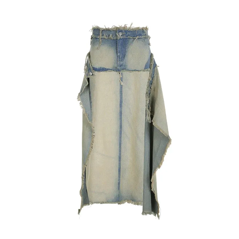 Larisa Denim Midi Skirt