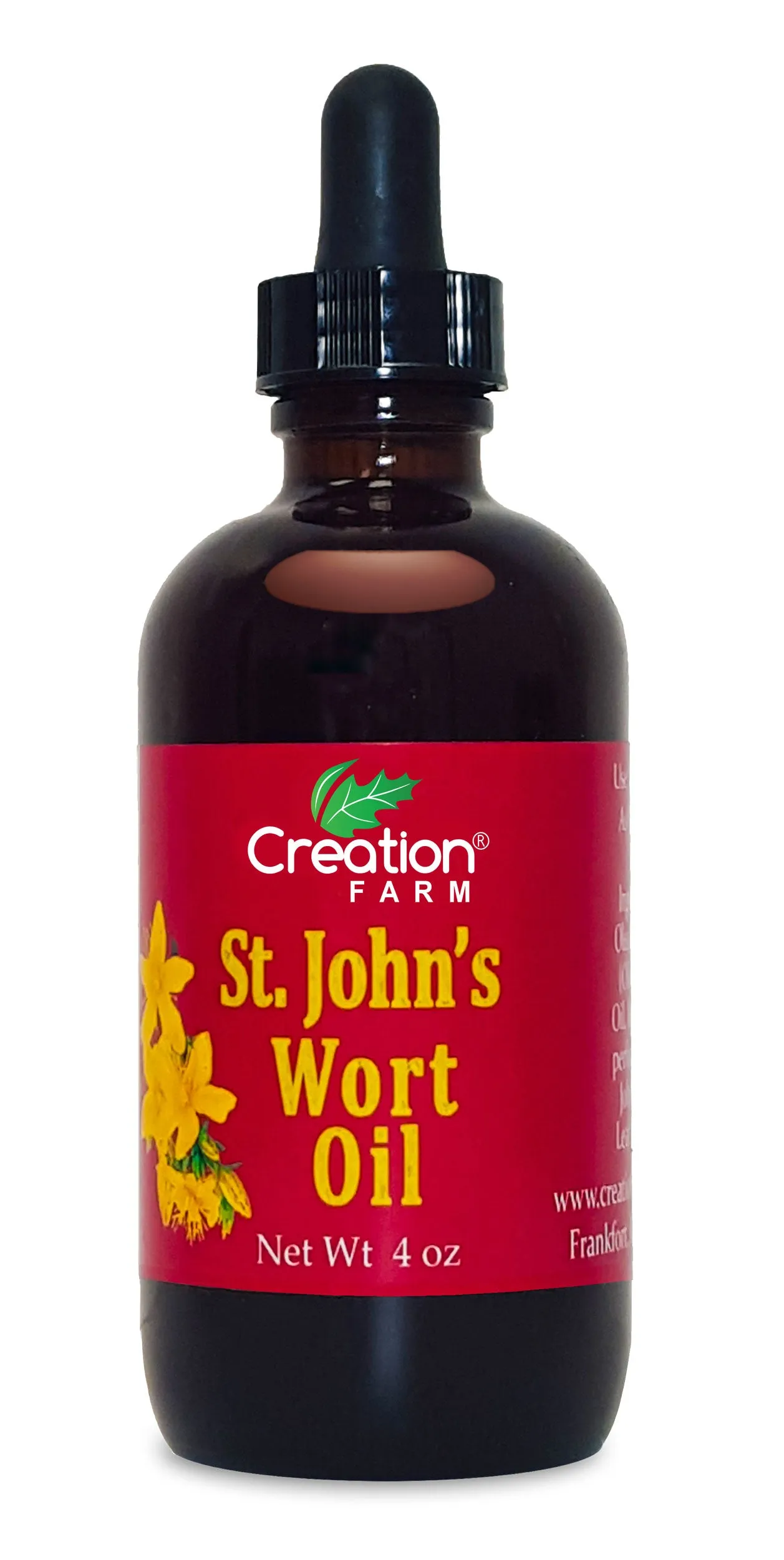 St. Johns Wort Oil - Premium Fresh St. Johns Wort Flower Infusion from Creation Farm