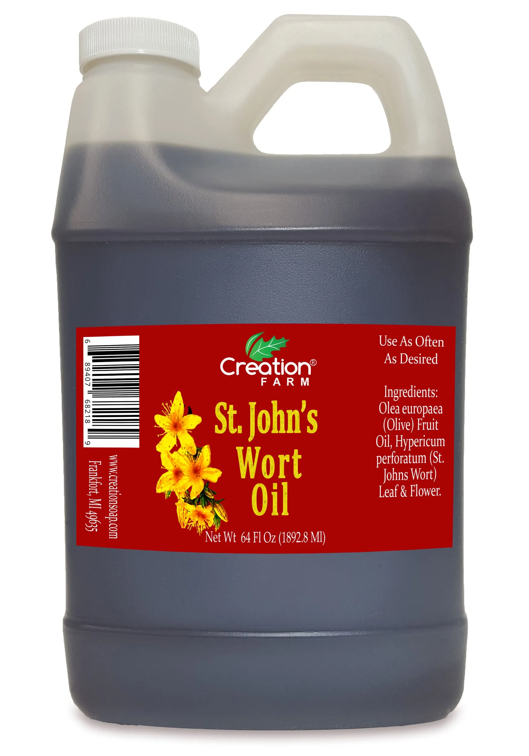 St. Johns Wort Oil - Premium Fresh St. Johns Wort Flower Infusion from Creation Farm