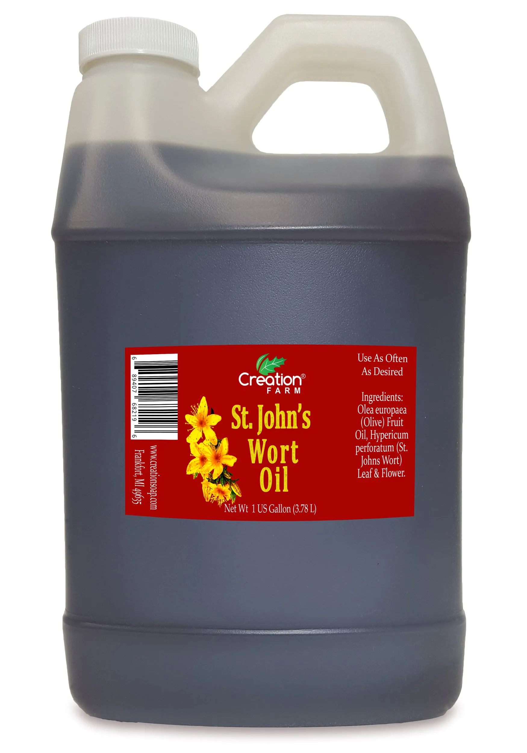 St. Johns Wort Oil - Premium Fresh St. Johns Wort Flower Infusion from Creation Farm